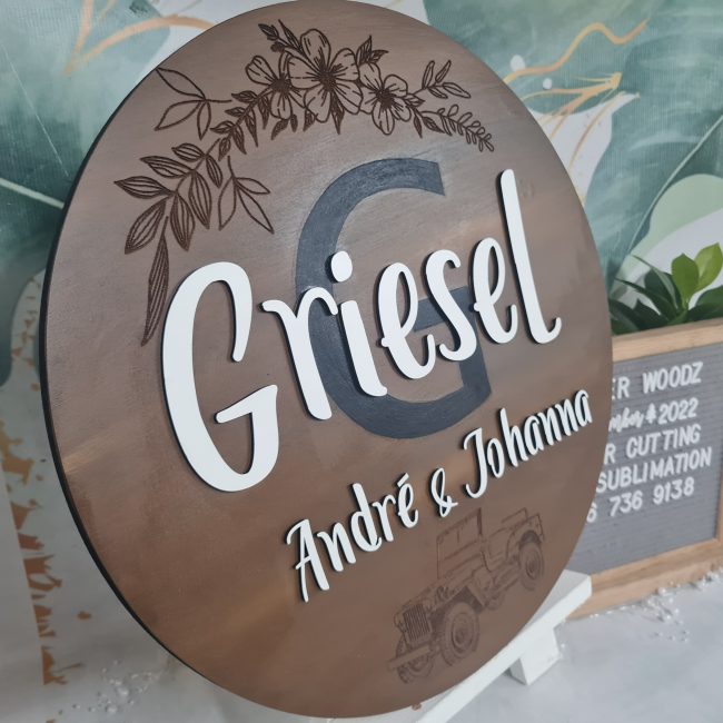 Custom Made Name Plaques and Signs