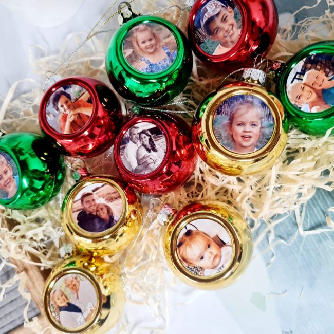 Colour Photo Xmas Bauble